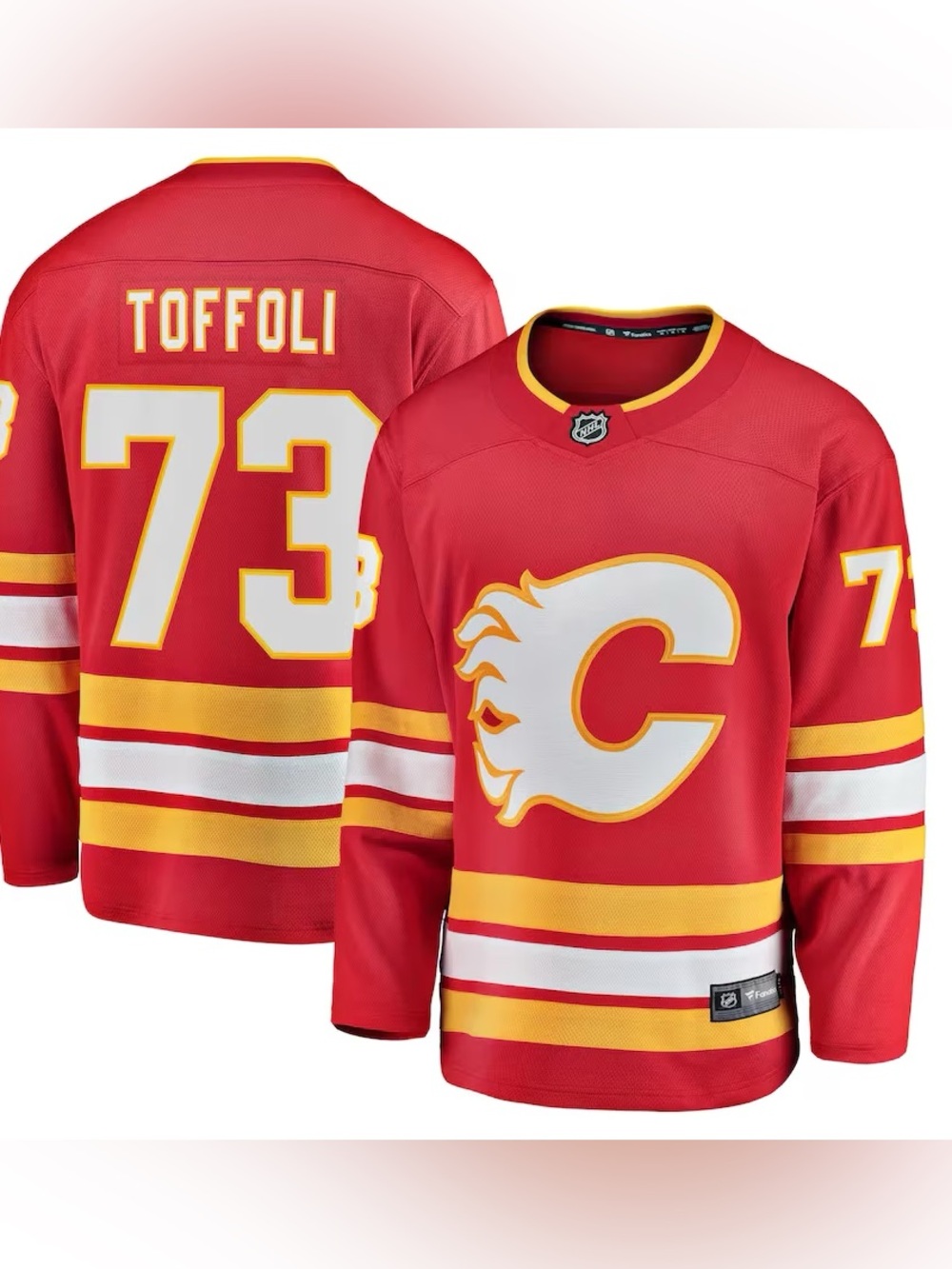 Fanatics NHL Calgary Flames “Tyler Toffoli” Breakaway Jersey (NWOT) Size Medium